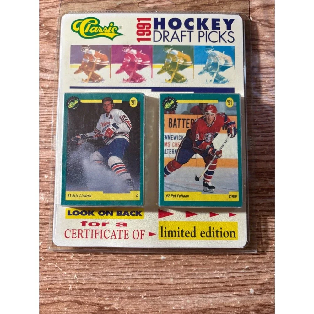 Eric Lindros RC HOF 1991 Classic Hockey Draft Picks Factory Sealed Set